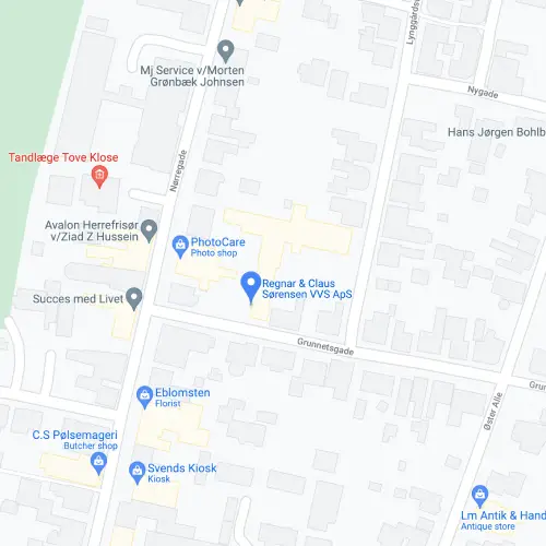 Kort: Grunnetsgade 3, 6600 Vejen
