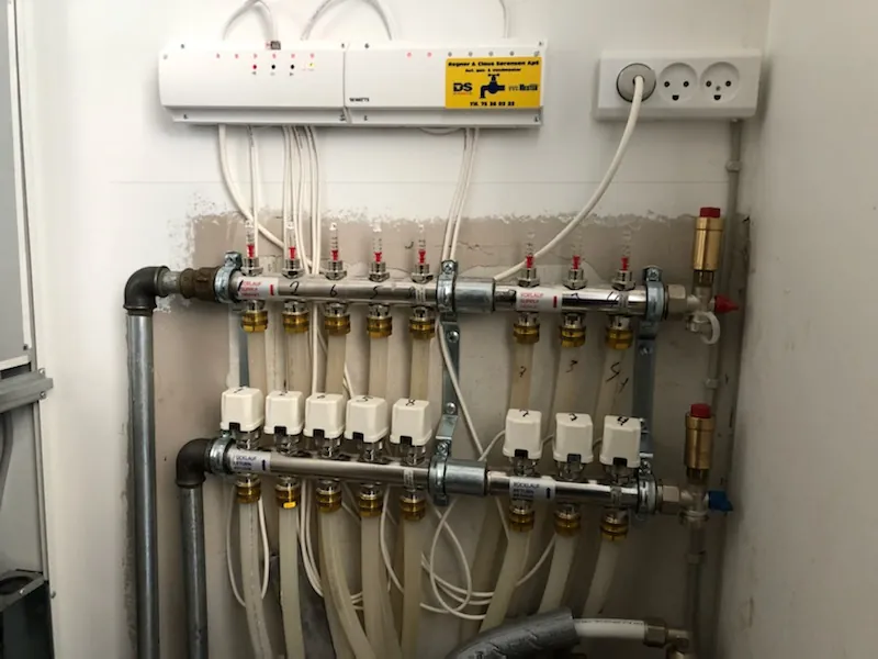 Gulvvarmeinstallation udført af RCS VVS